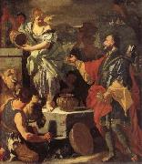 Francesco Solimena Rebecca at the Well oil on canvas